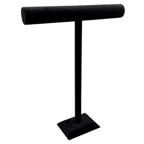 Uzun T Kolye Bileklik Standı Siyah