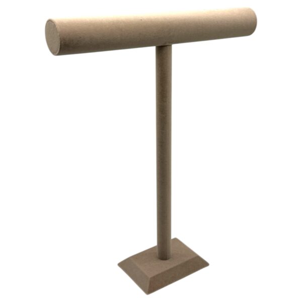 Uzun T Kolye Bileklik Standı Bej