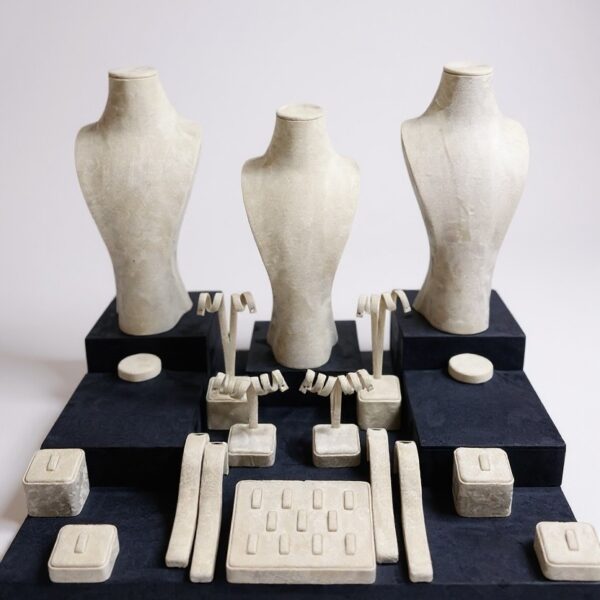 ÖZEL VİTRİN SETİ LACİVERT KREM